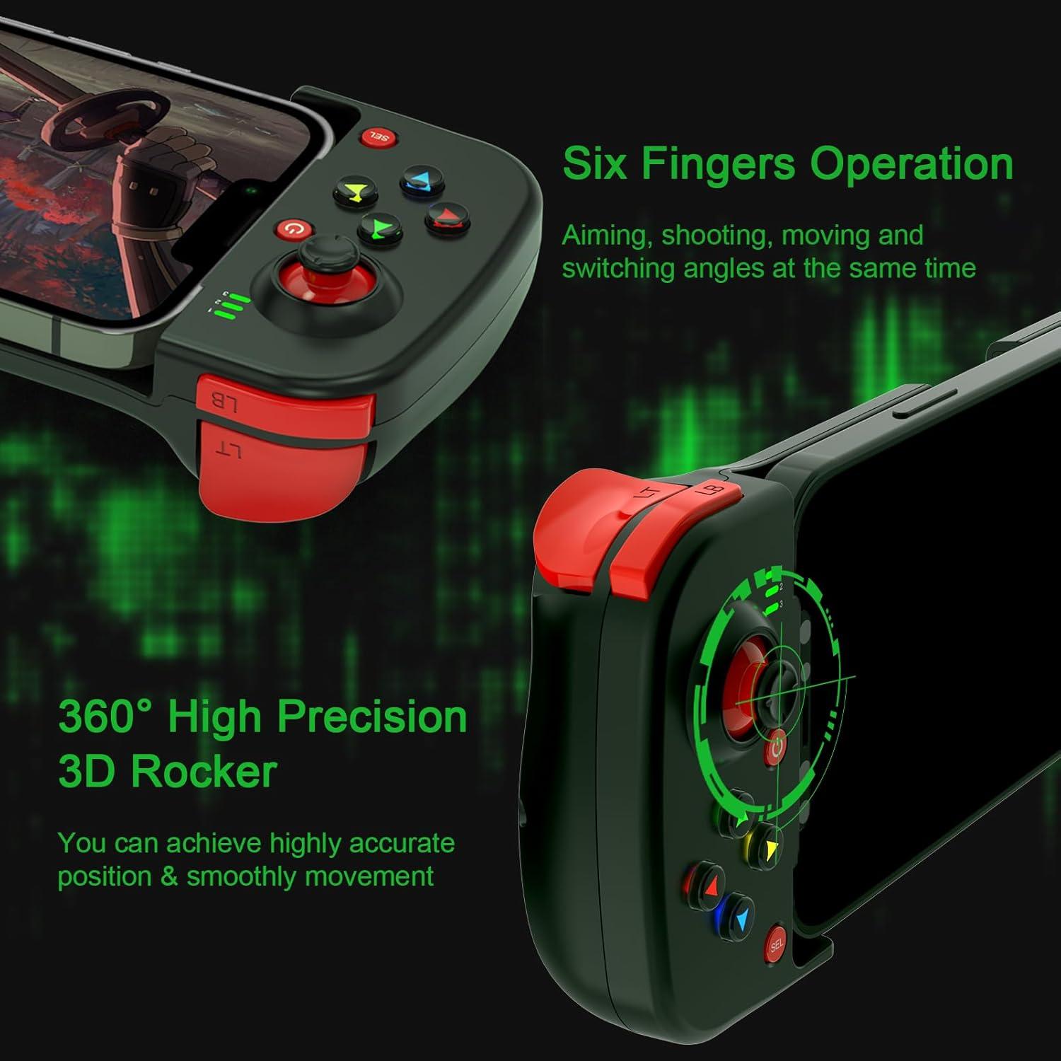 Controlador de Juegos Móvil Joso BSP-D3 Inalámbrico para iPhone/Android