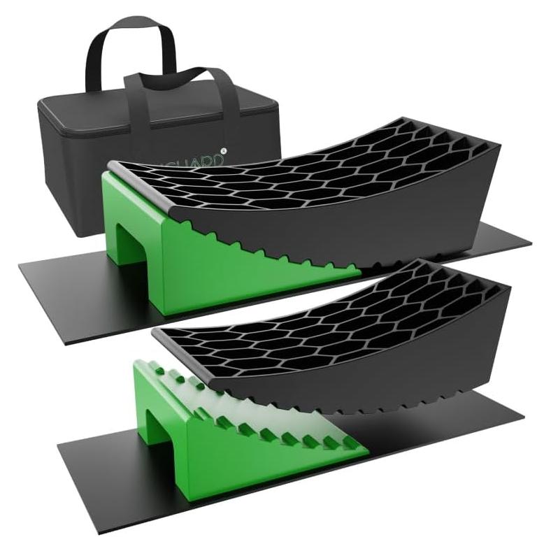 Niveladores RVGUARD para Camper hasta 15,88 kg, Kit Completo