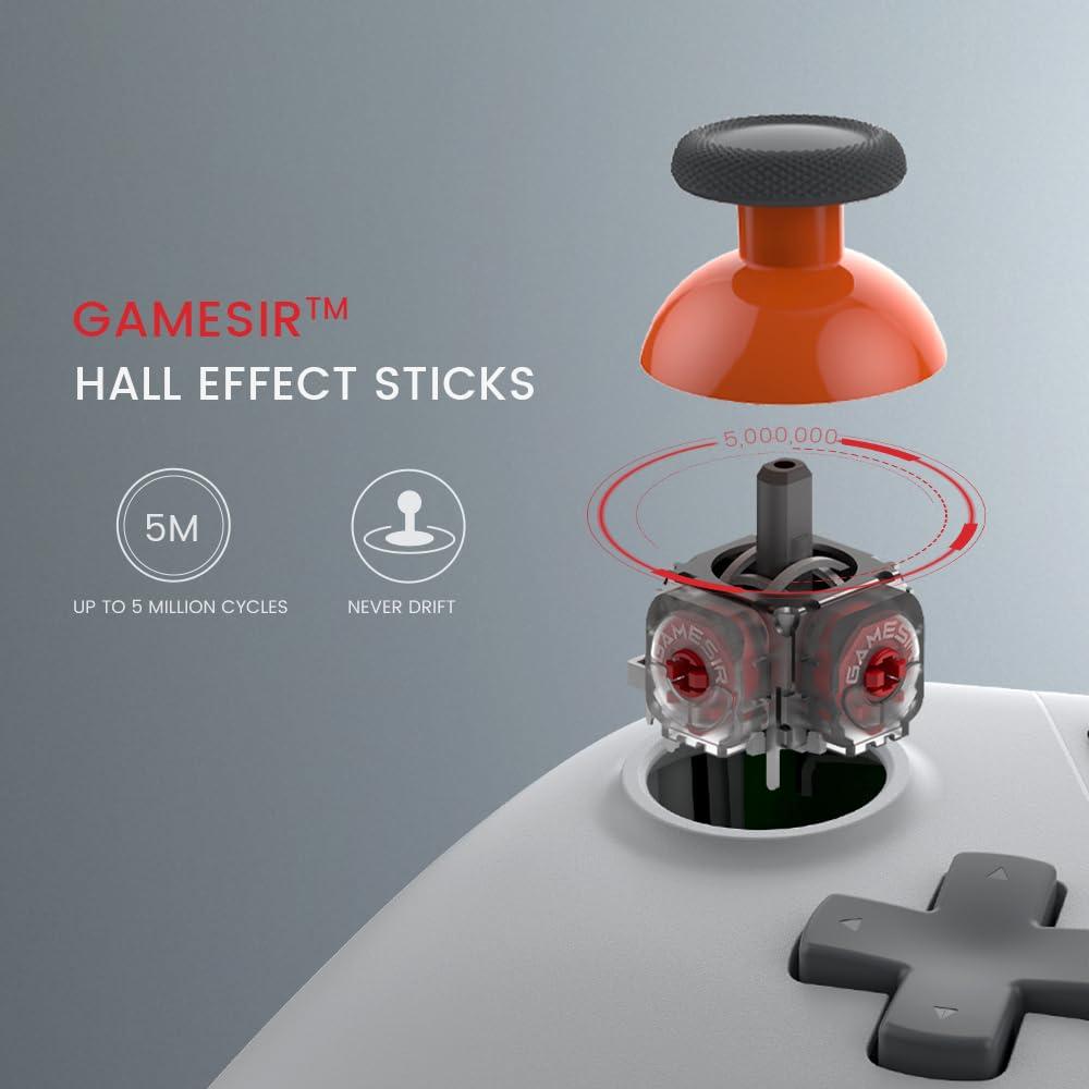 Controlador Inalámbrico GameSir Nova Lite para PC, Switch, Android, iOS y Steam Deck - Azul