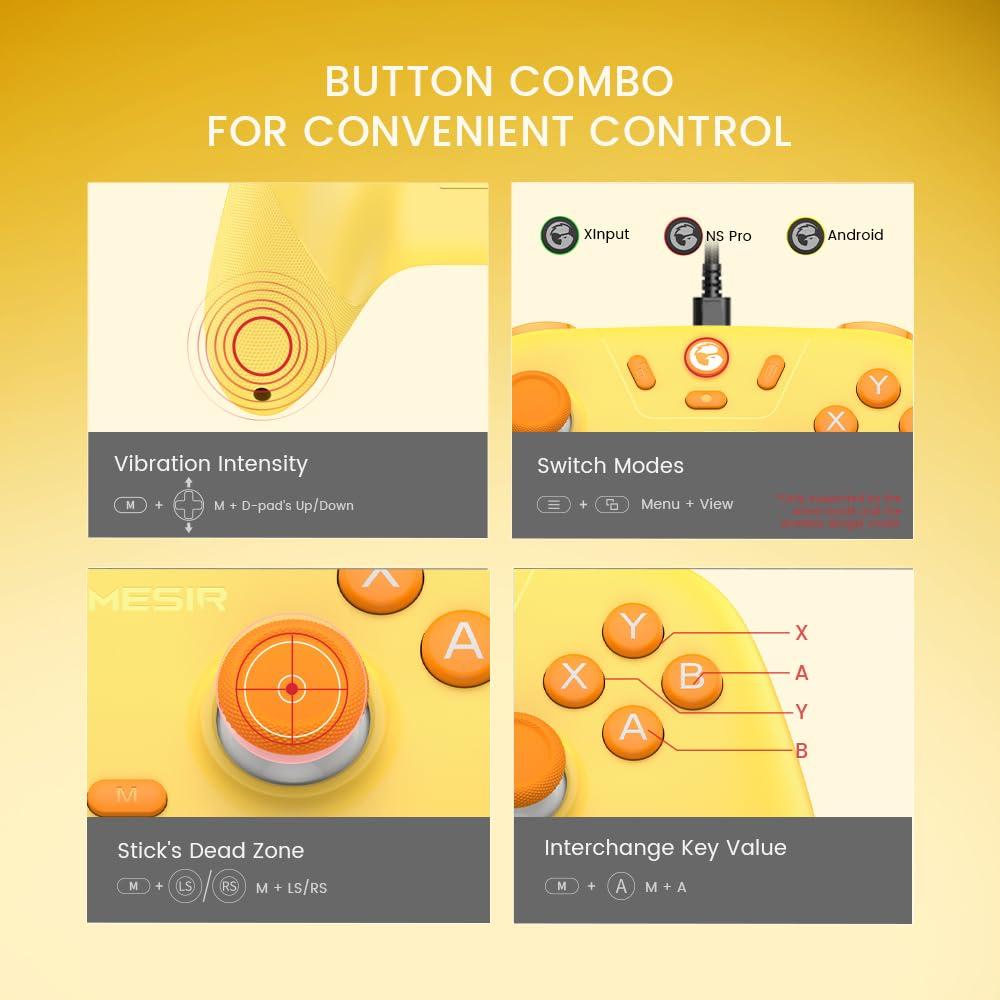 Controlador Inalámbrico GameSir Nova Lite para PC, Switch, Android, iOS y Steam Deck - Azul