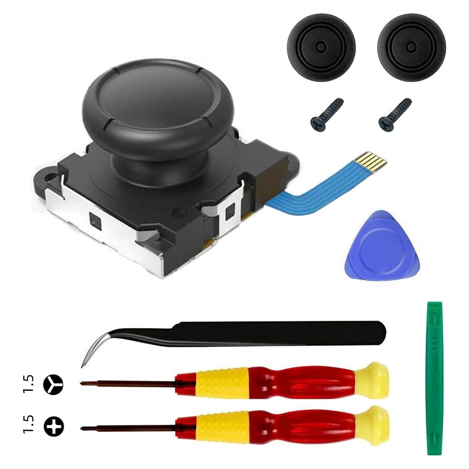 Kit de Reemplazo Joystick Joycon AXZMSZX 18 Piezas para Switch