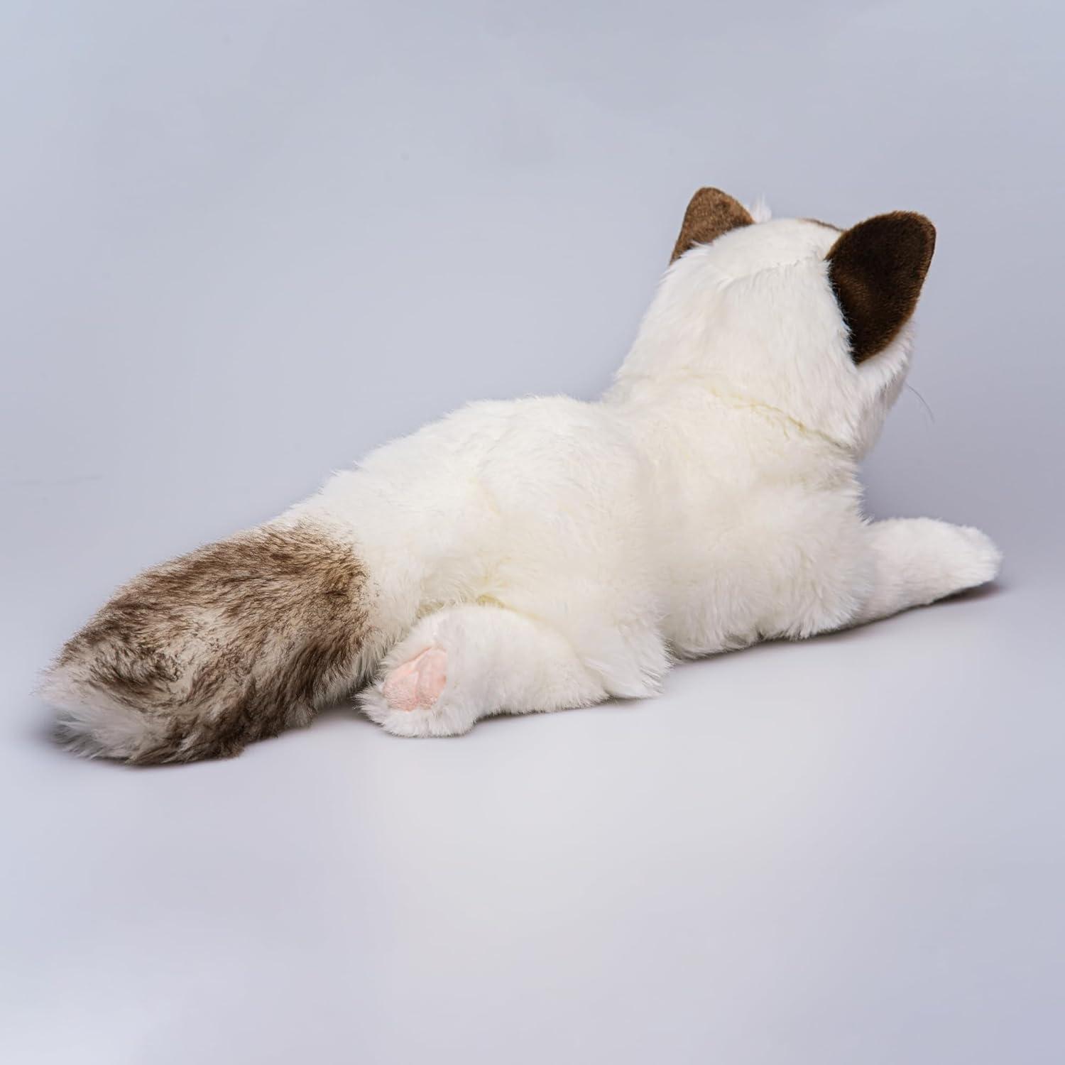 Gato de Peluche Interactivo FLUFFYFUN 35.5cm Blanco