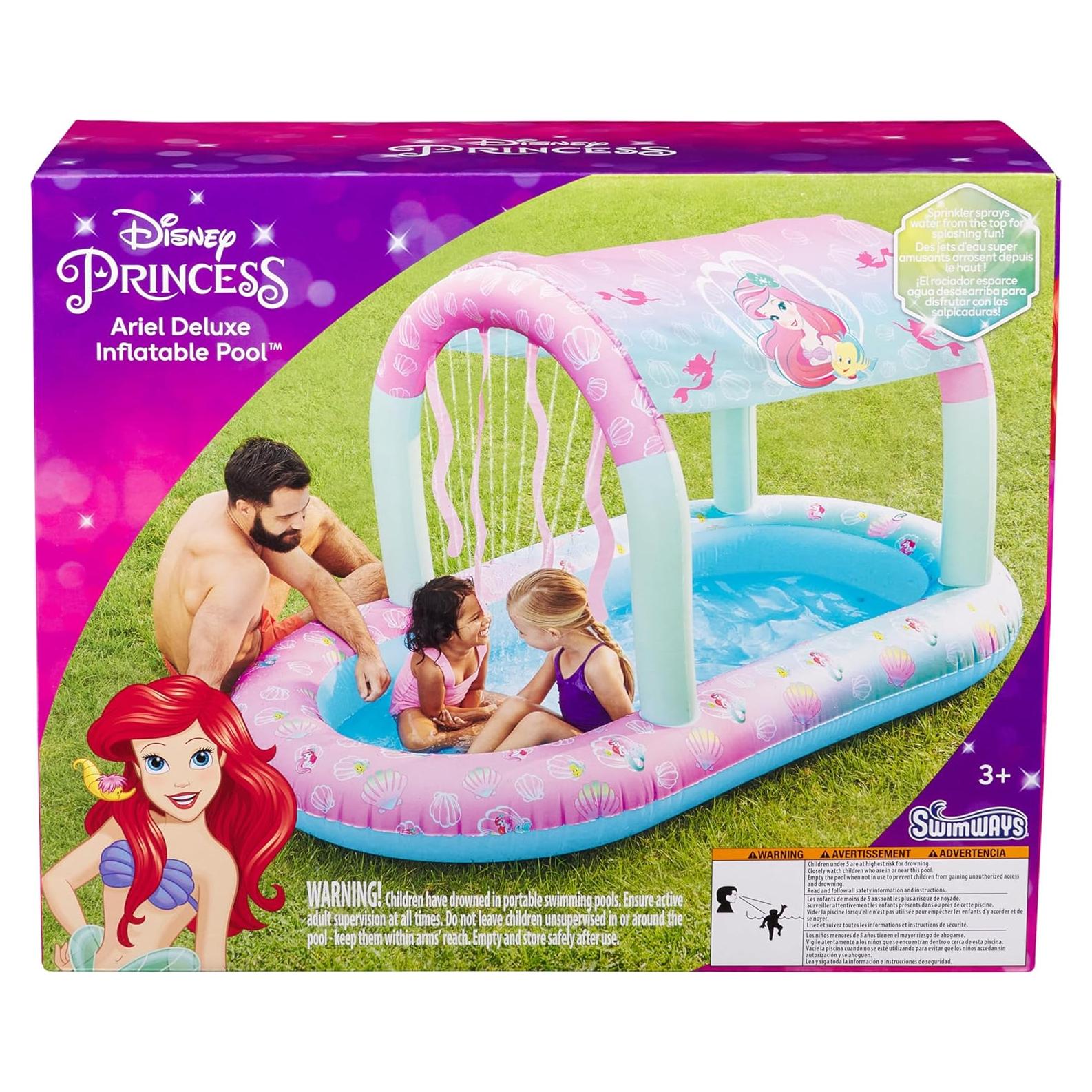 Castillo de Agua Inflable Deluxe SwimWays Disney Princess Ariel