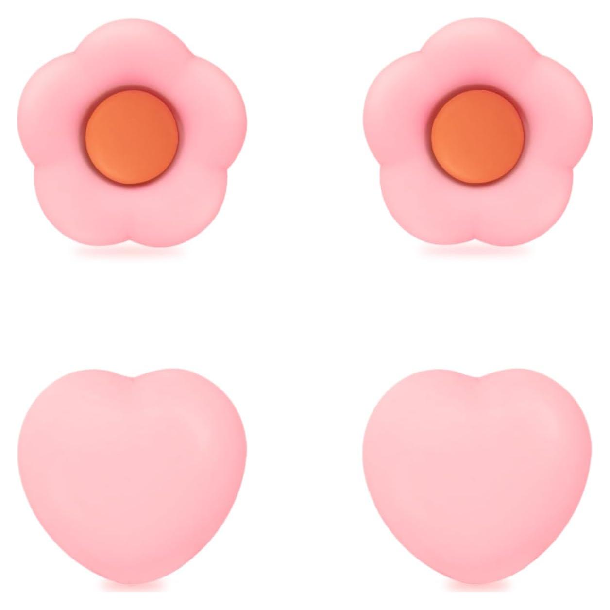 Tapa de Grips para Pulgar KimmiDirect Rosa para Switch/OLED/Lite