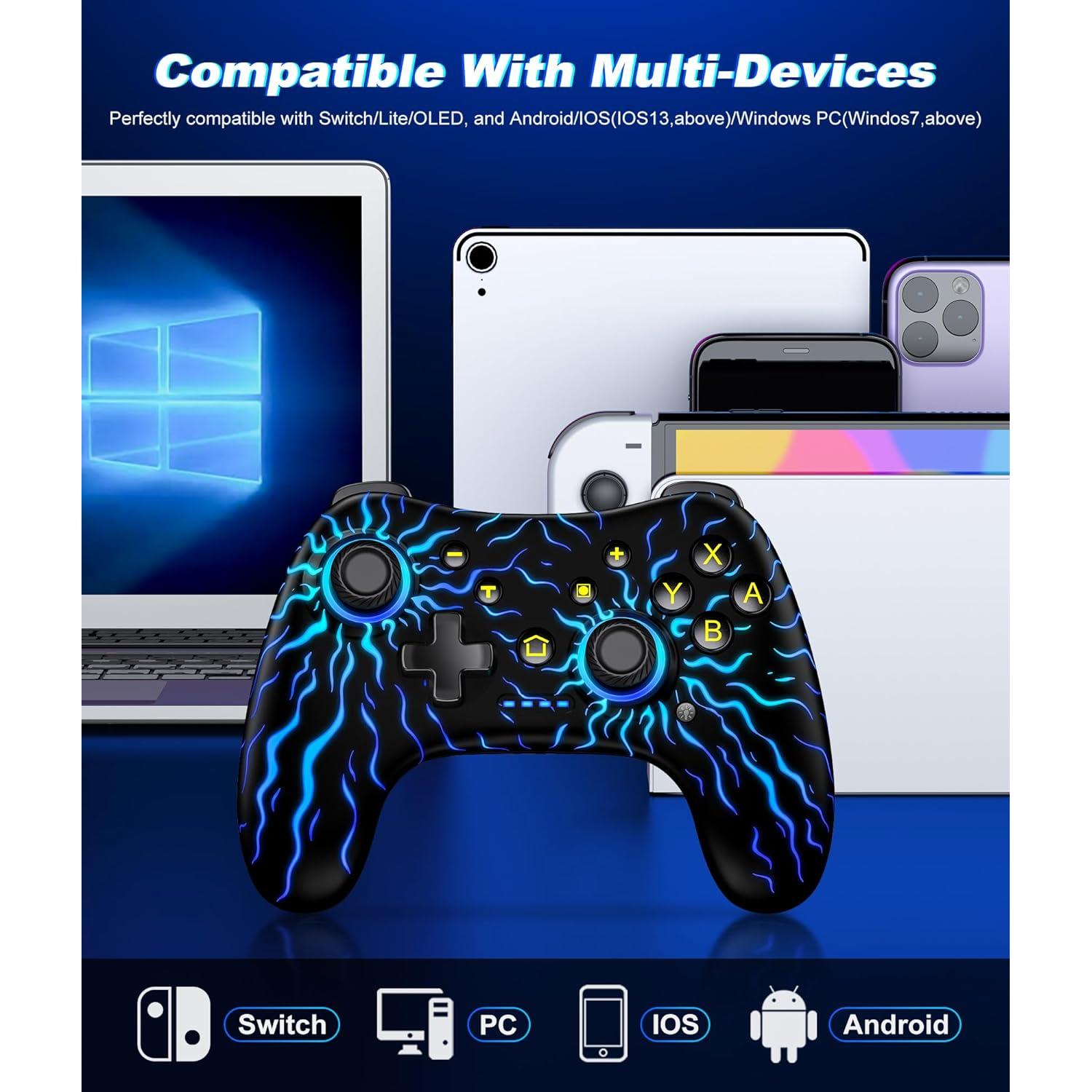 Controlador Pro Inalámbrico NealGamefy para Switch y PC