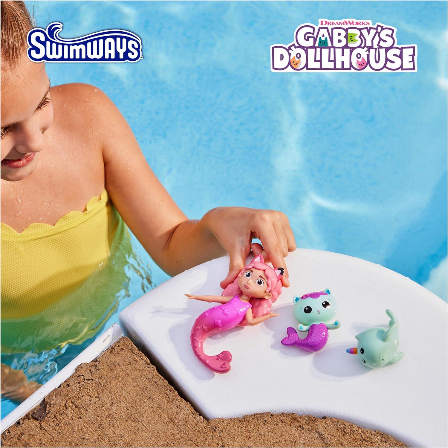 Personajes de Buceo Gabby's Dollhouse SwimWays 3-Pack