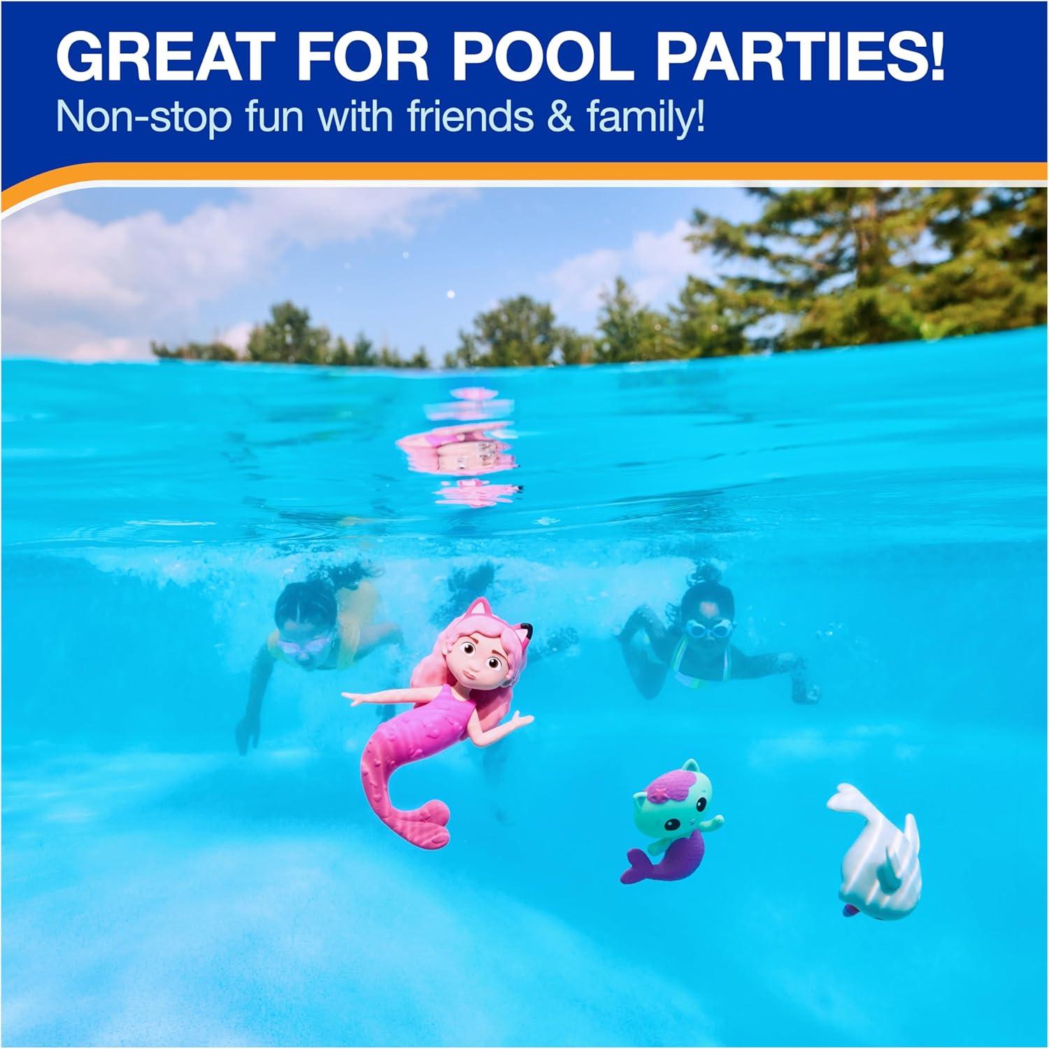 Personajes de Buceo Gabby's Dollhouse SwimWays 3-Pack