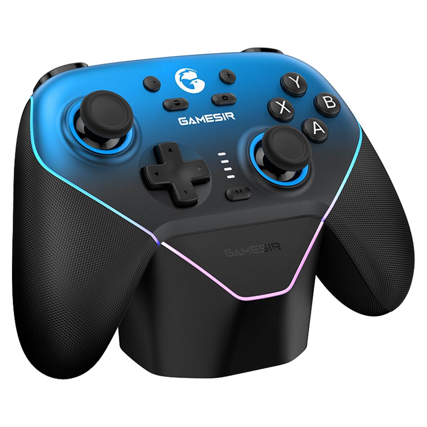 GameSir Super Nova Controlador Inalámbrico para PC/Switch/iOS/Android - Joystick RGB, 1000Hz, Batería 1000mAh