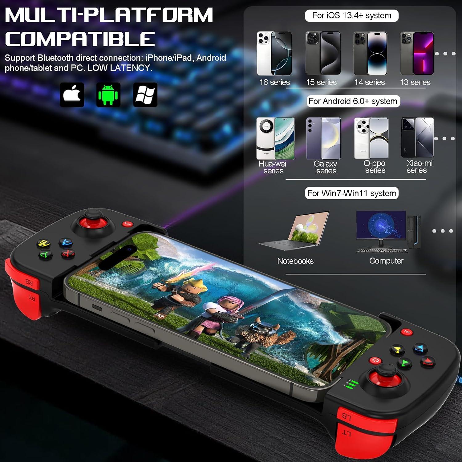 Controlador Inalámbrico de Juegos arVin para iPhone y Android