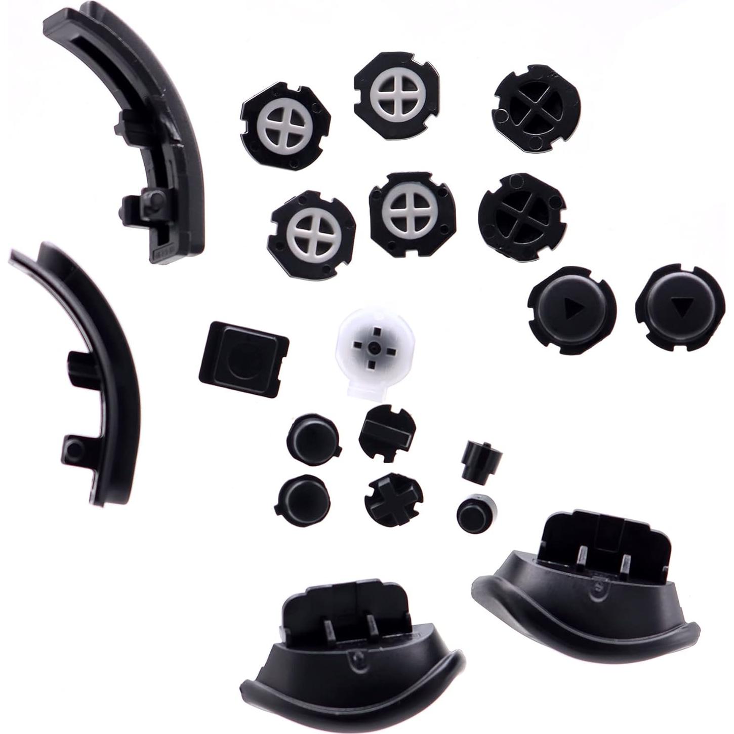 Conjunto de Botones Completos para Joy-Con Nintendo Switch - Negro