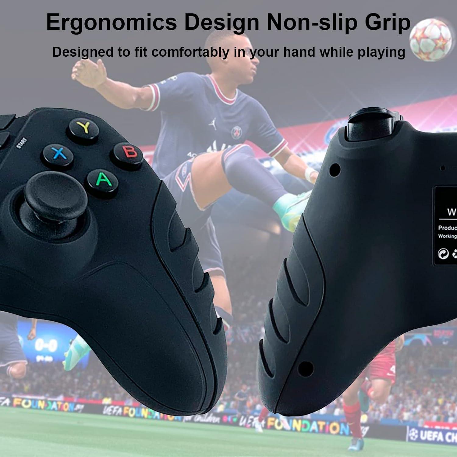 Controlador Inalámbrico DuLingKer para PC y PS3, Joystick con Vibración Doble y Efecto Hall