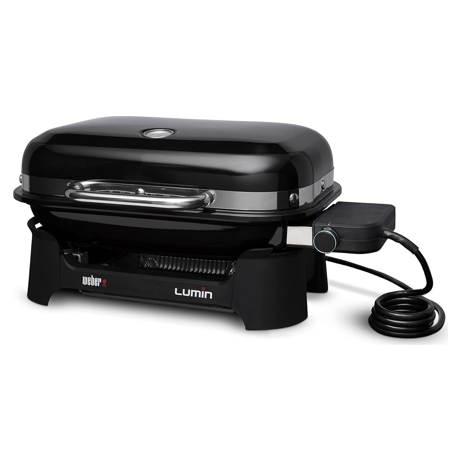 Parrilla Eléctrica Weber Lumin Compacta Negra 1560W