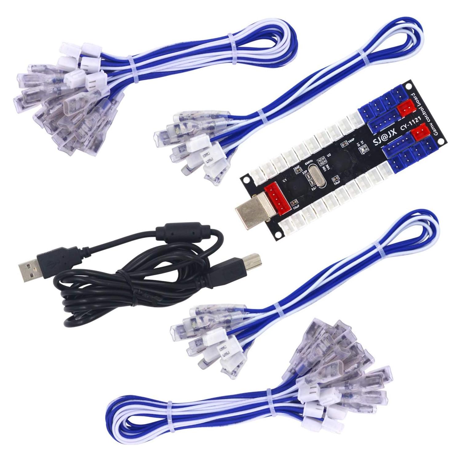 Codificador USB SJ@JX 1121 para Arcade 2 Jugadores Retro Pie PC