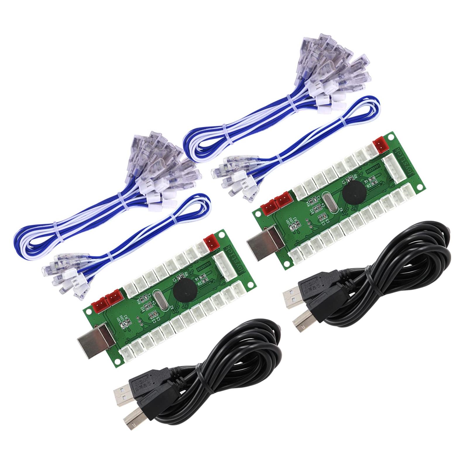 Controlador Arcade SJ@JX USB 2 Jugadores para PC y Raspberry Pi