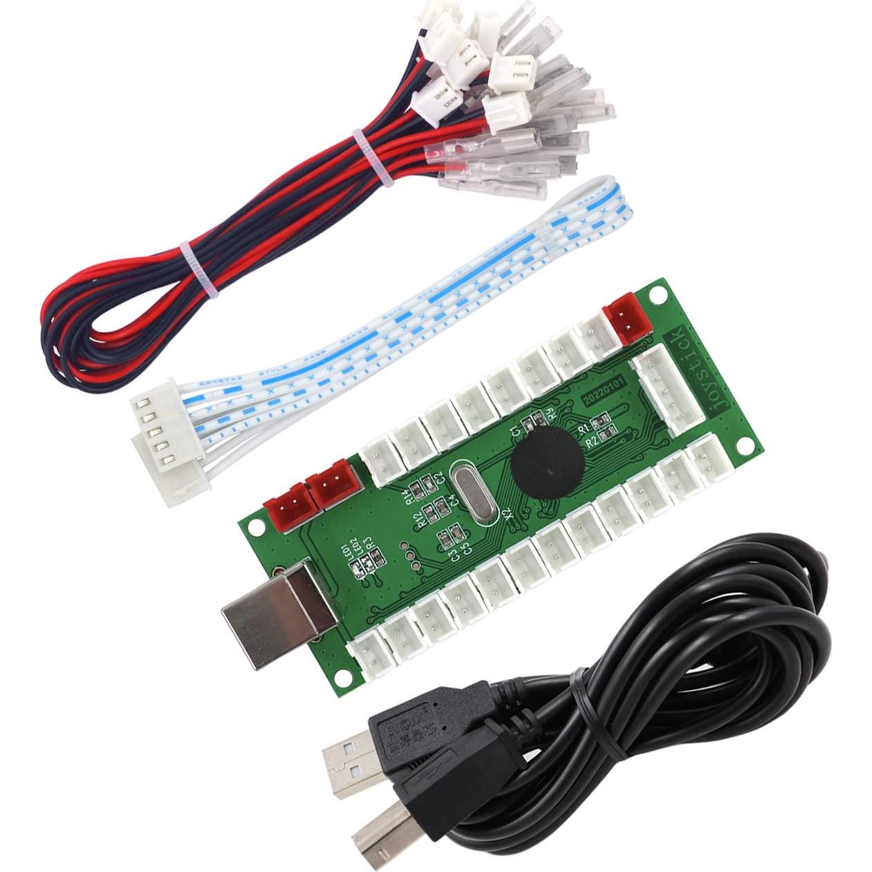 Controlador Arcade SJ@JX USB 2 Jugadores para PC y Raspberry Pi