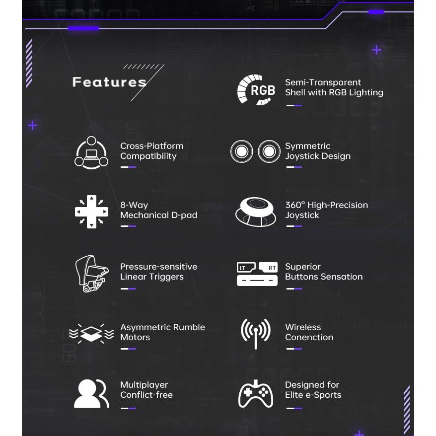 Controlador Inalámbrico Machenike G3S para PC y Switch