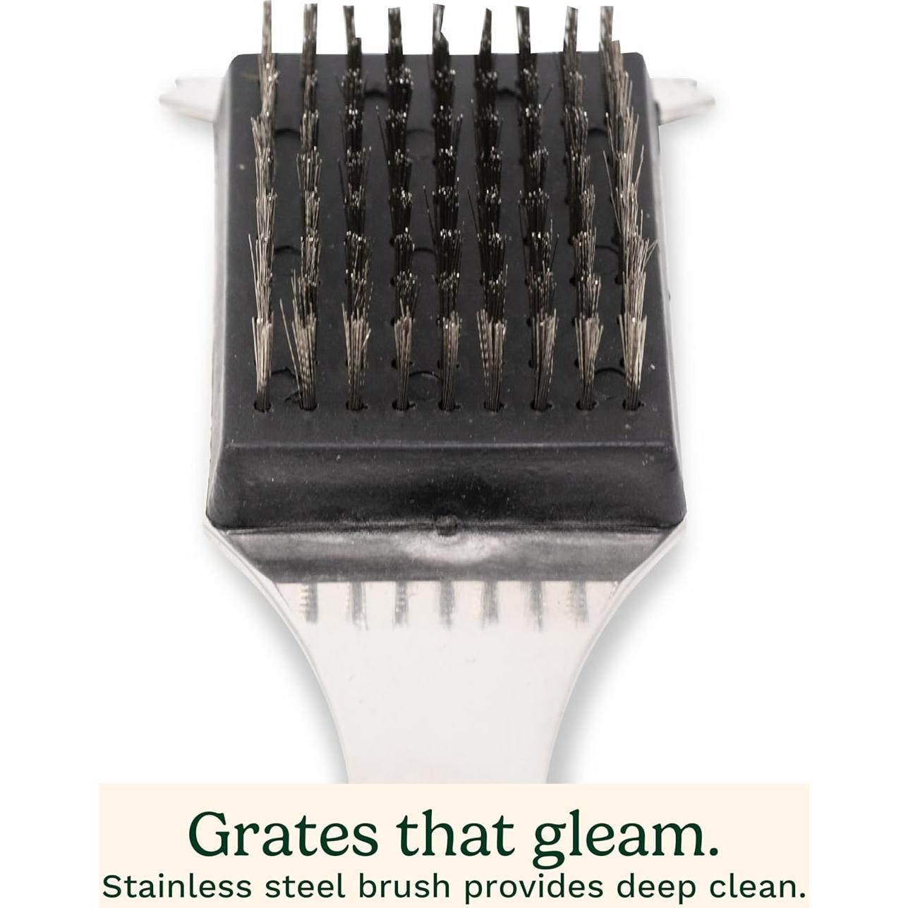 Cepillo y raspador Cuisinart 41.9 cm acero inoxidable BBQ