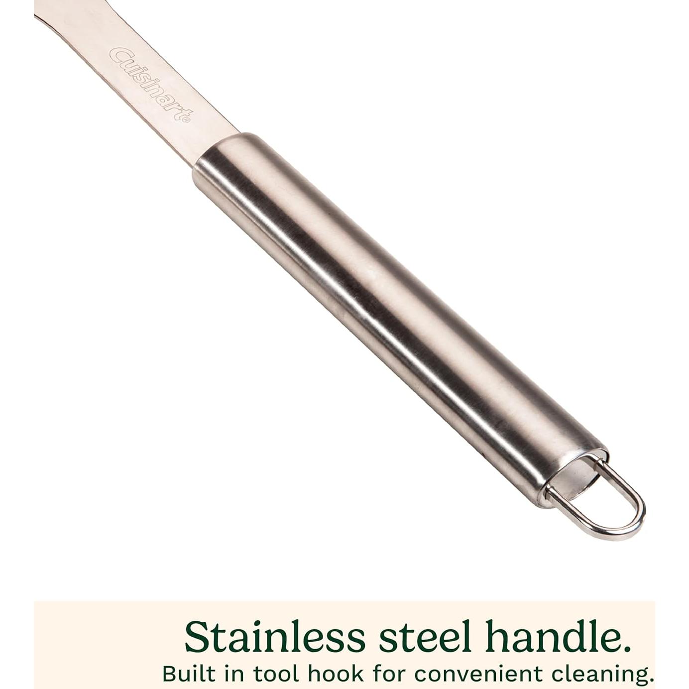 Cepillo y raspador Cuisinart 41.9 cm acero inoxidable BBQ