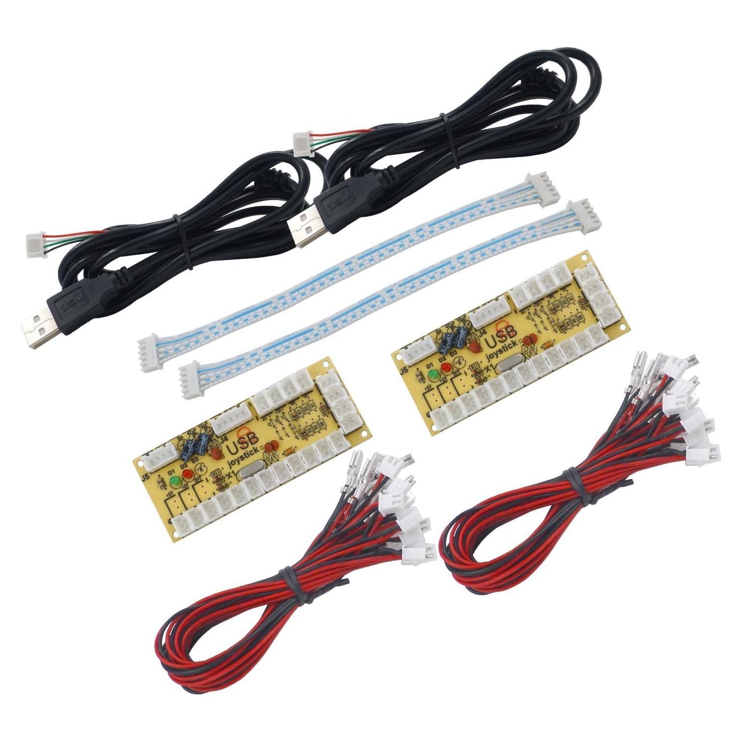 Controlador Arcade USB SJ@JX 2 Jugadores Sin Retraso para PC