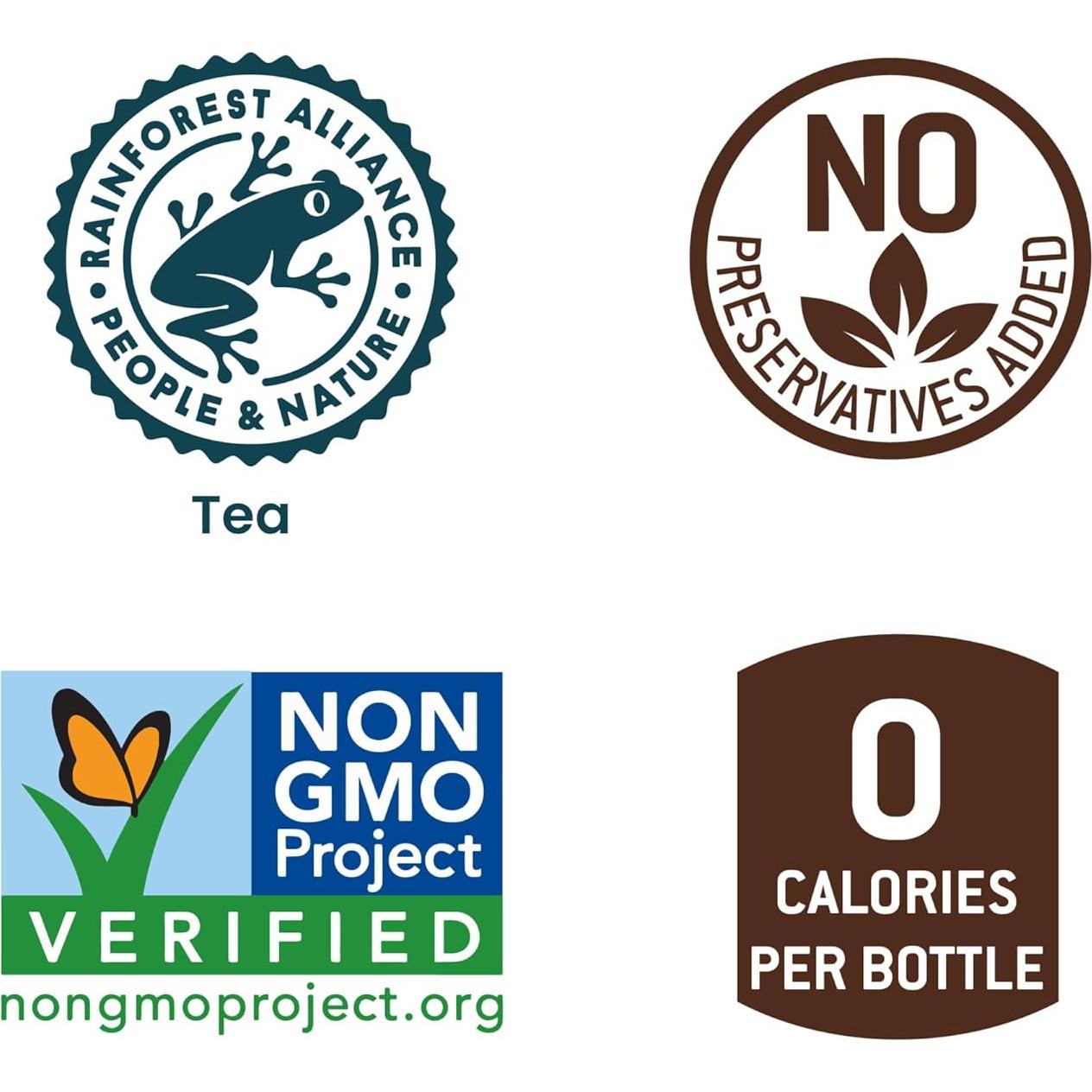 Té Helado Negro Tejava Original 12 Botellas 500 ml Sin Azúcar