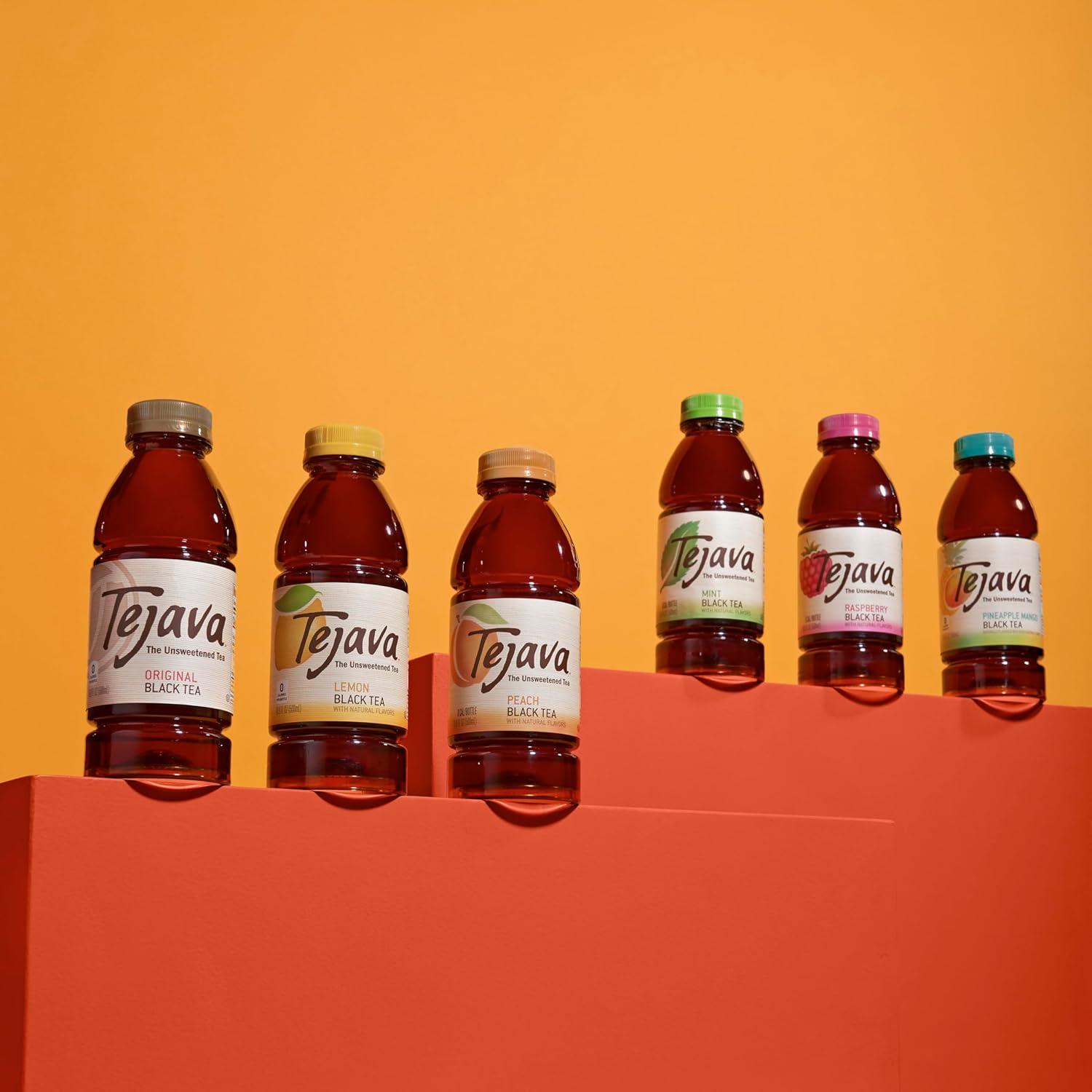 Té Helado Negro Tejava Original 12 Botellas 500 ml Sin Azúcar