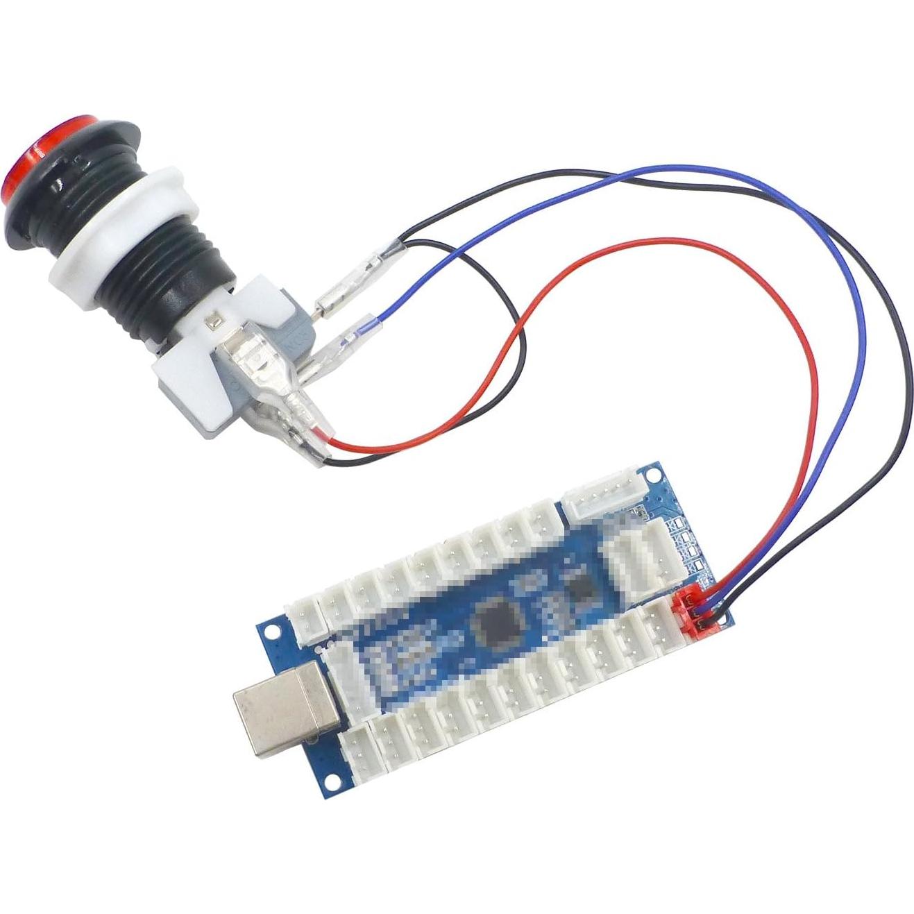 Kit Codificador USB Zero Delay SJ@JX para Joystick LED DIY