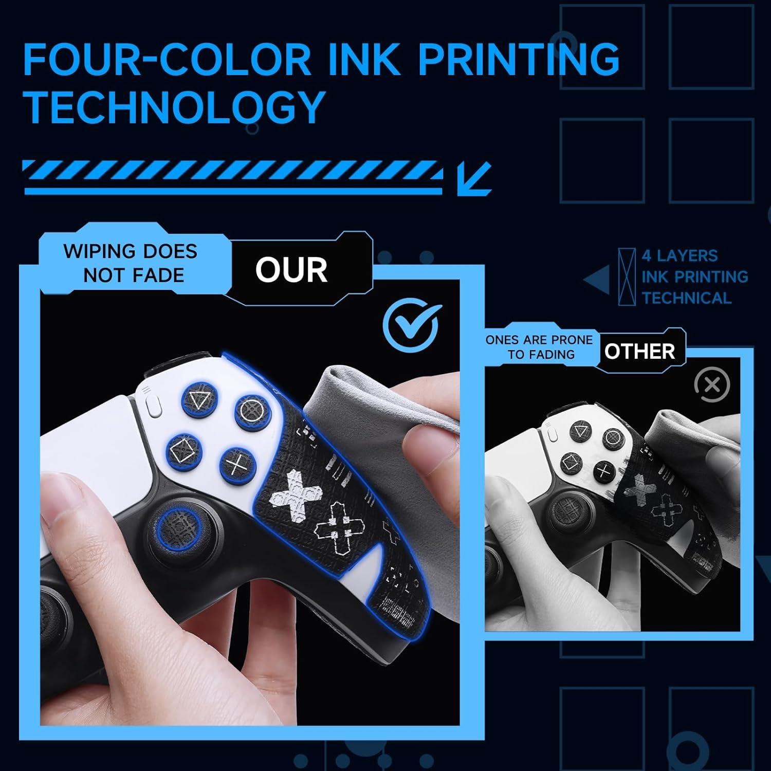 Agarraderas Antideslizantes JEMDO para Controlador PS5 Edge