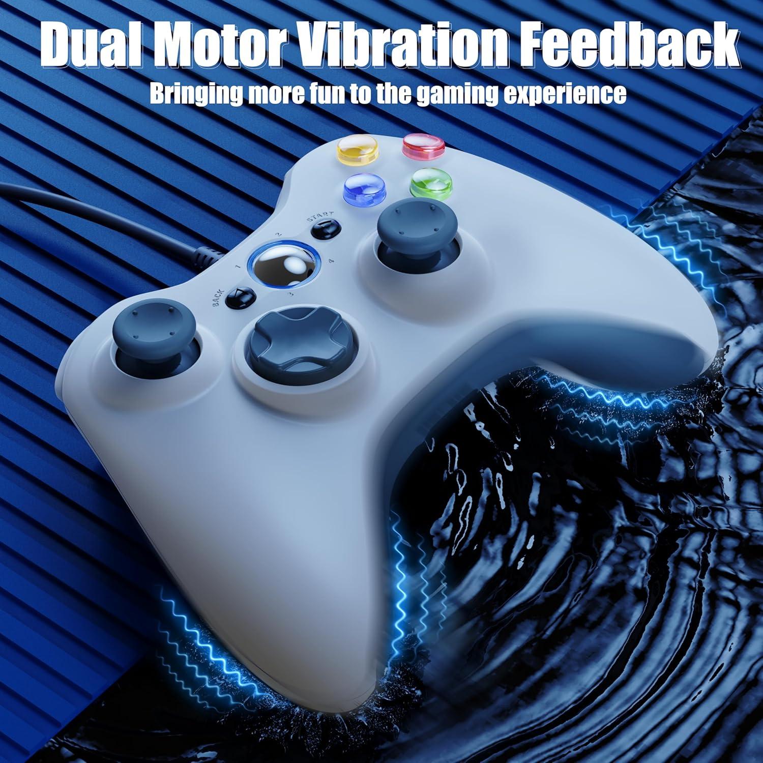 Controlador con cable Gamrombo para Xbox 360 - Doble vibración