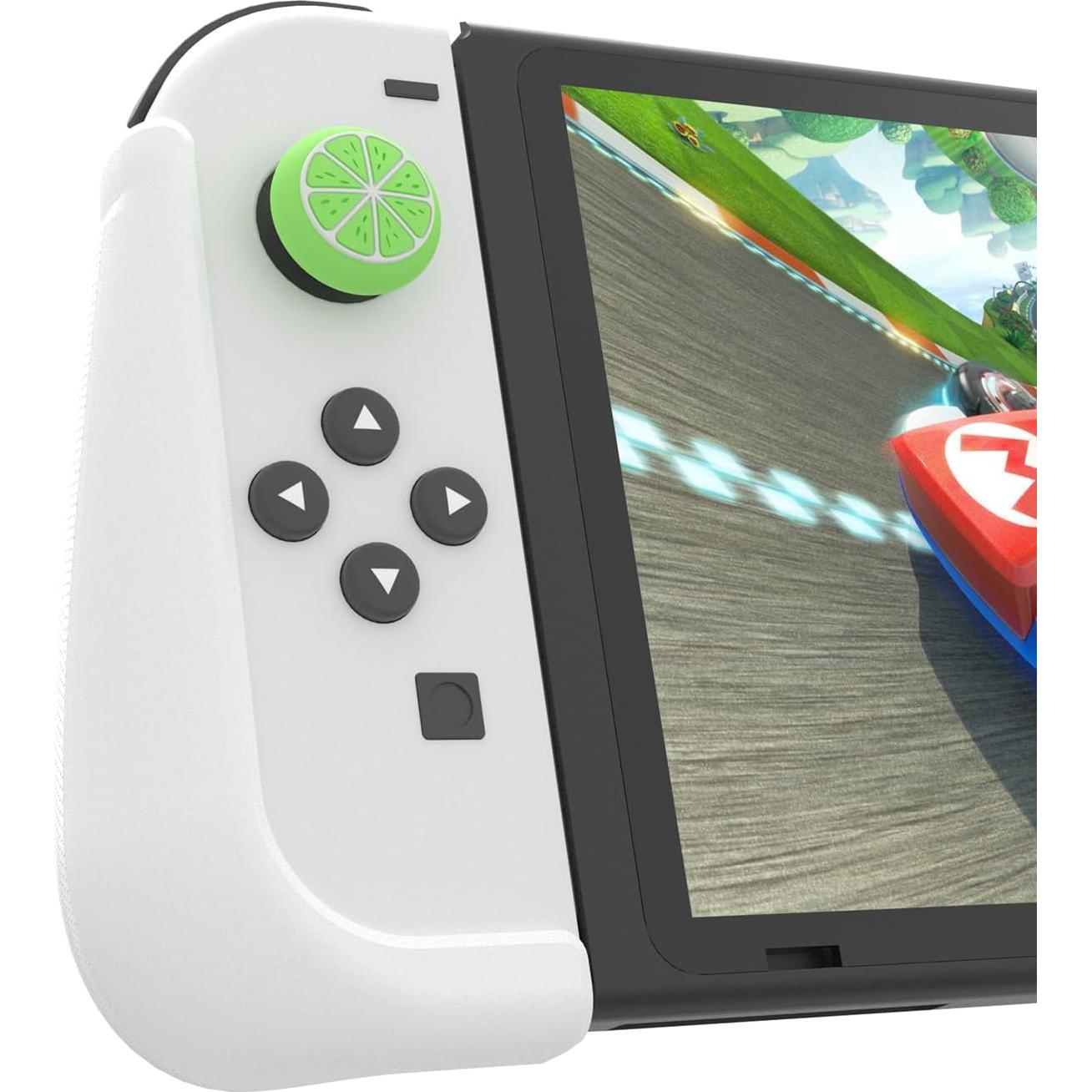 Agarre Ergonómico Joy-Con MystiForge MF112 con Tapas de Pulgar