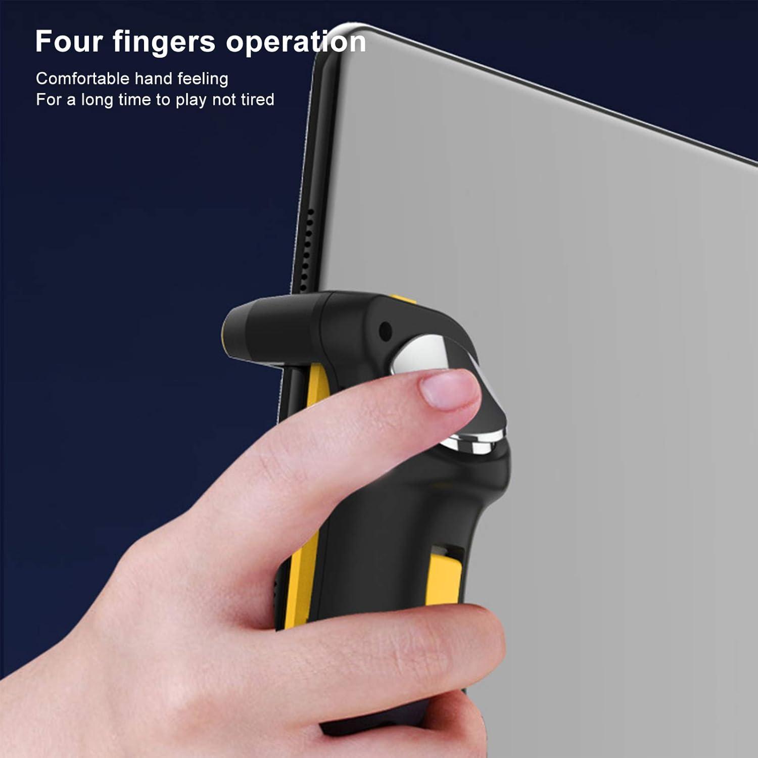 Gamepad Integral Bindpo para Tableta PC Android/iOS Amarillo