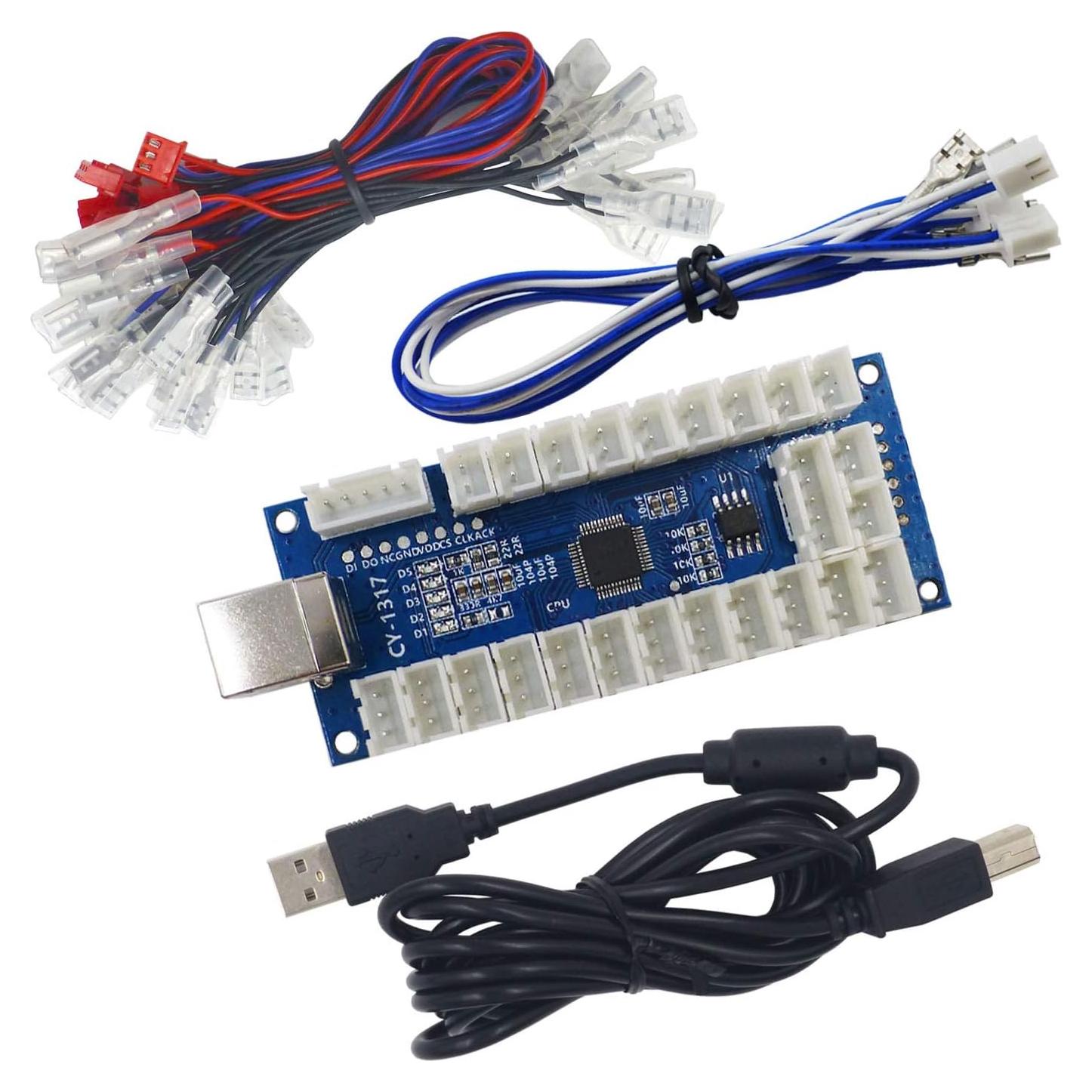 Controlador Arcade USB SJ@JX LED Sin Retardo para PC y PS3