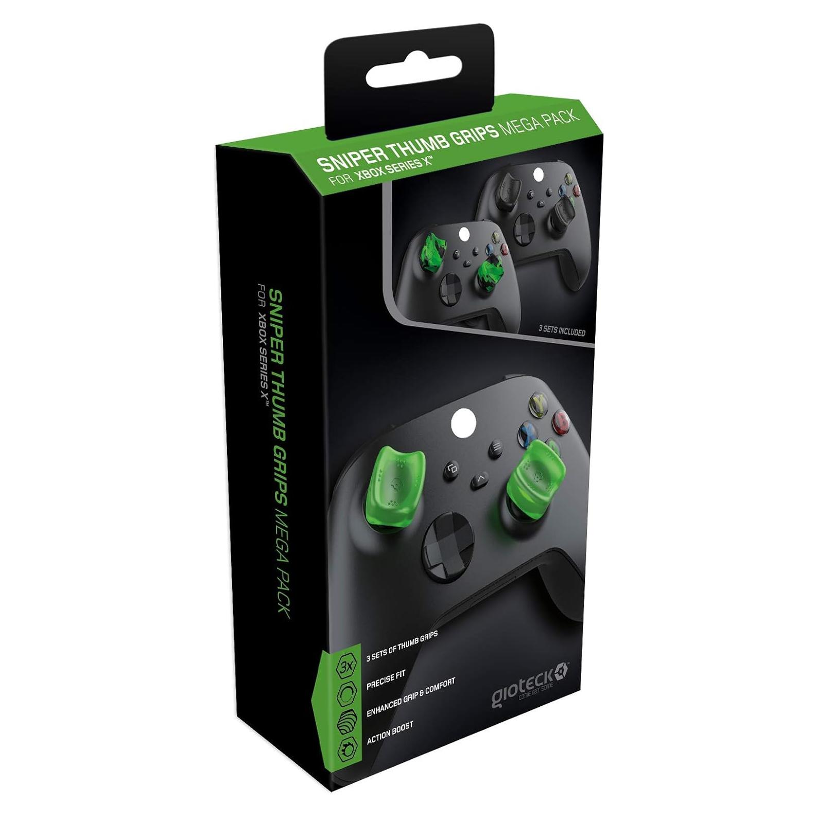 Empuñaduras para Pulgares Gioteck SMP Xbox Series X - 3 Pack Antideslizante
