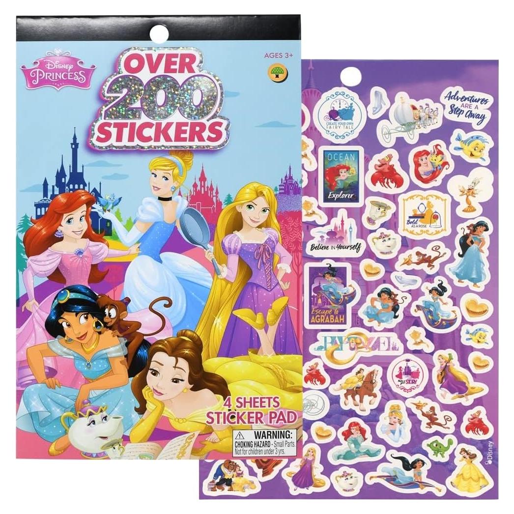 Pad de Pegatinas Disney Princesas UPD - 200+ Holográficas