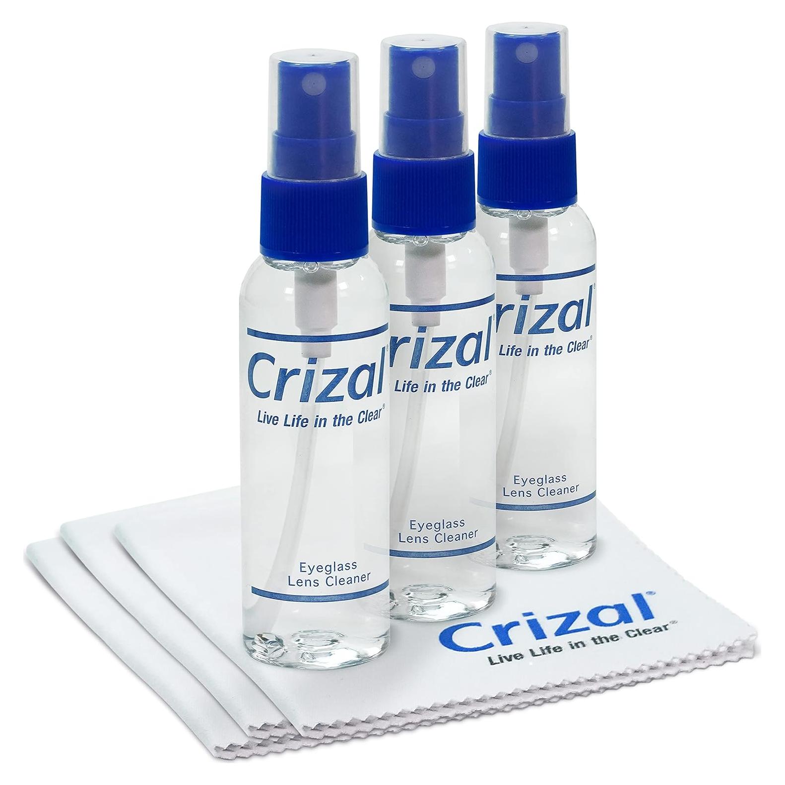 Kit Limpiador de Lentes Crizal 2oz + Paño Microfibra 3pk