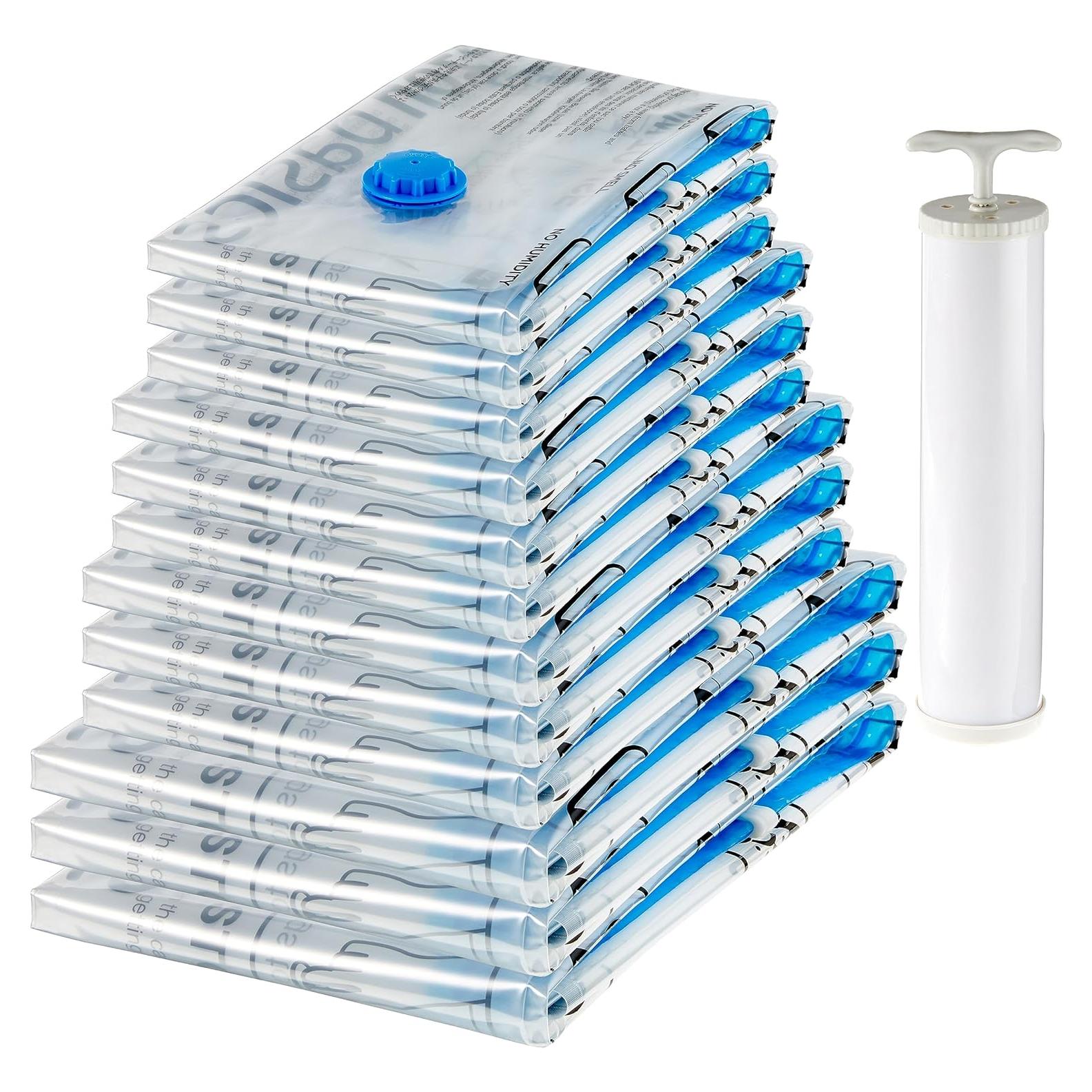 Bolsas de Almacenamiento al Vacío Amazon Basics 12 Piezas