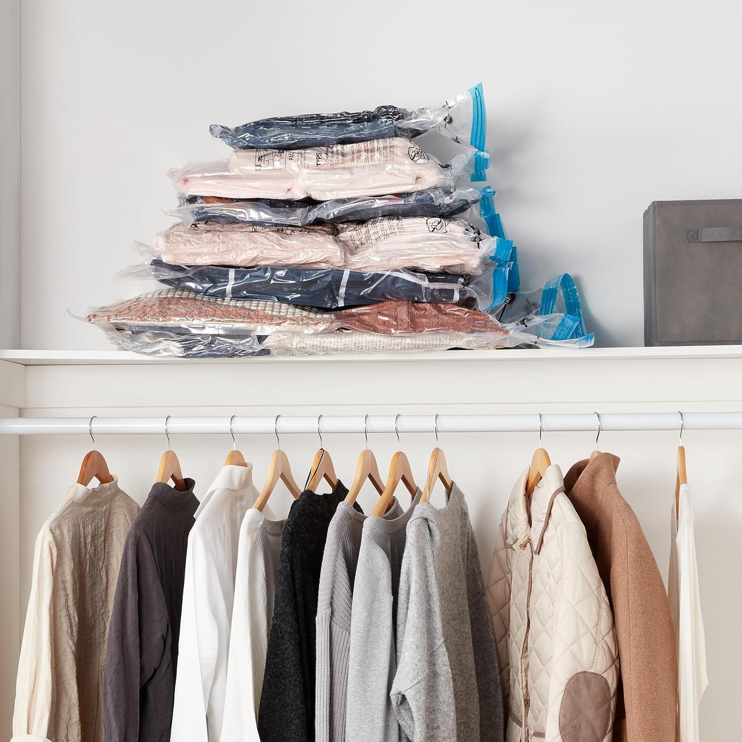 Bolsas de Almacenamiento al Vacío Amazon Basics 12 Piezas