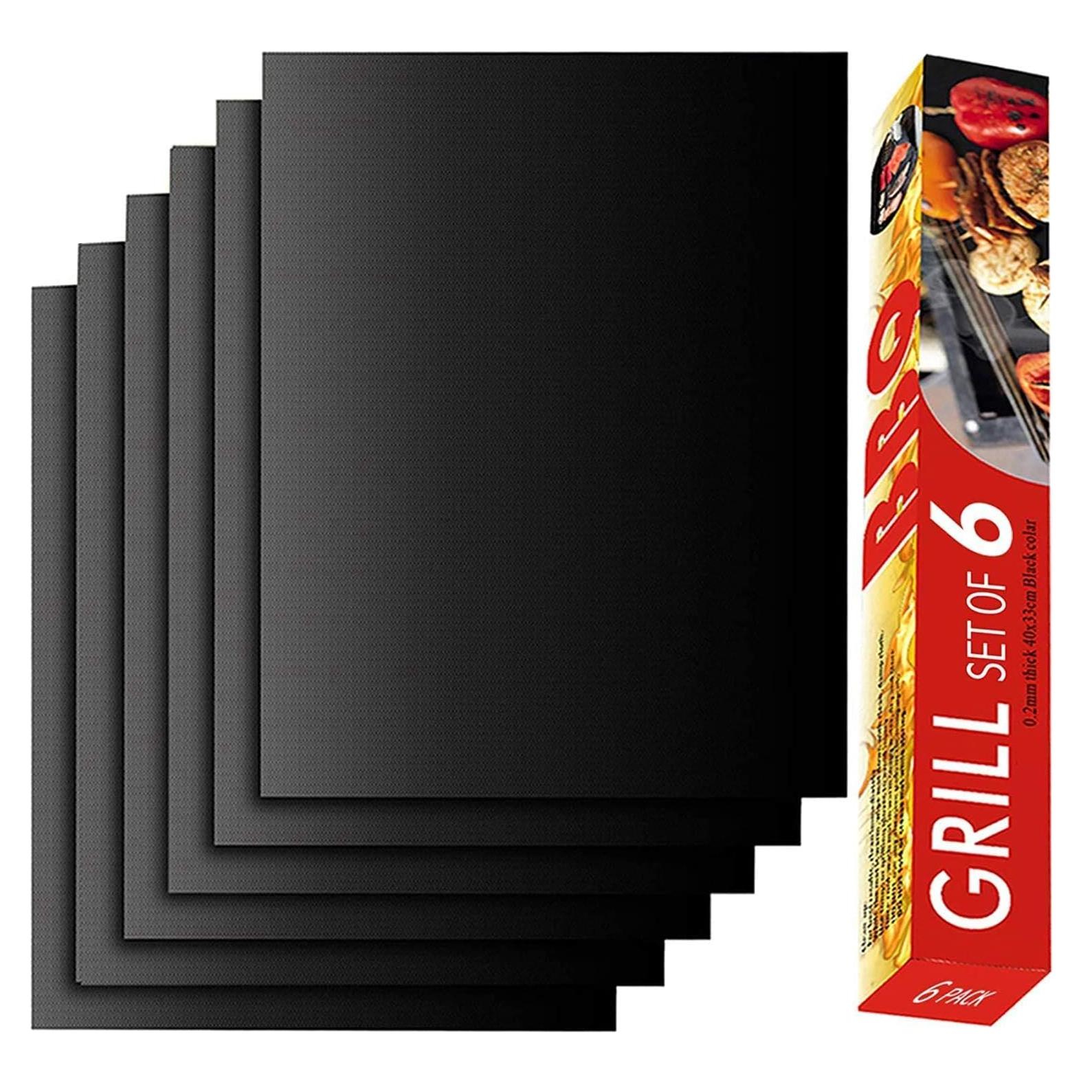 Conjunto de 6 alfombrillas para parrilla Renook 40x33 cm