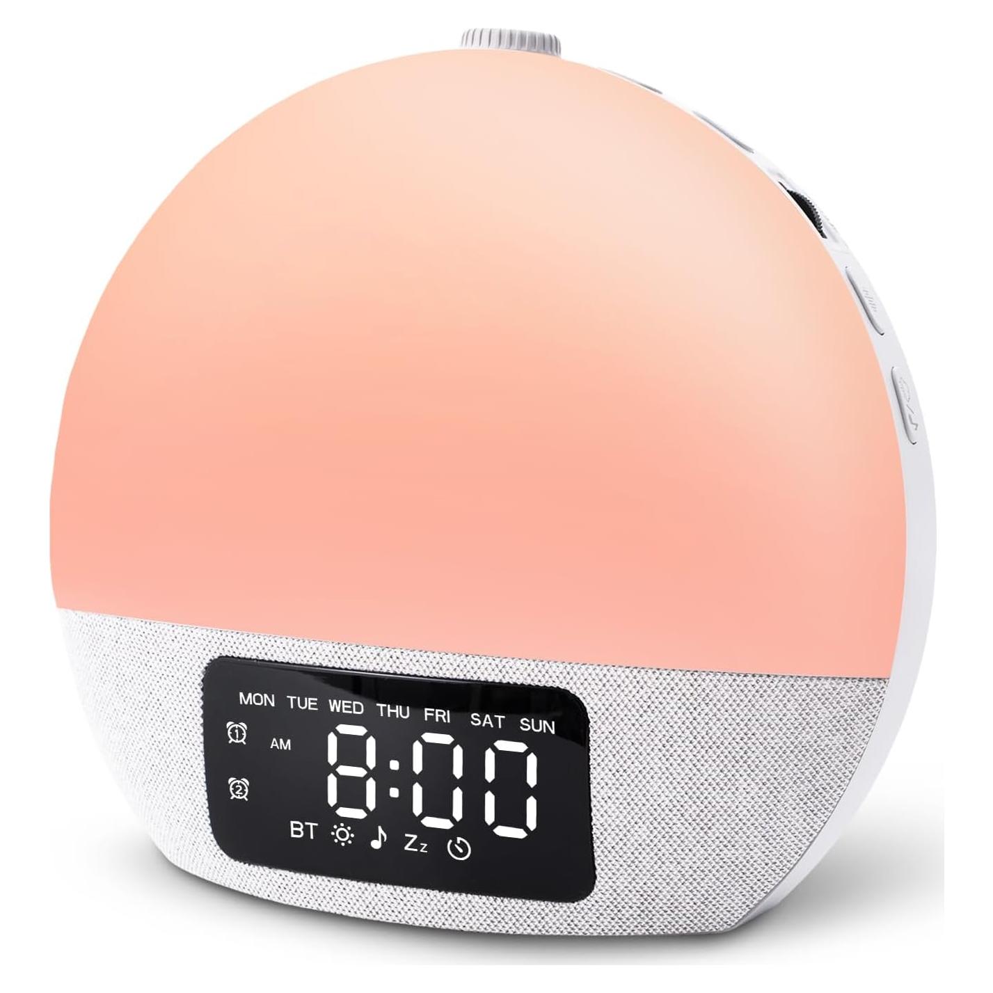 Despertador de Amanecer Geuuap YF-01 con Sonido y Luz