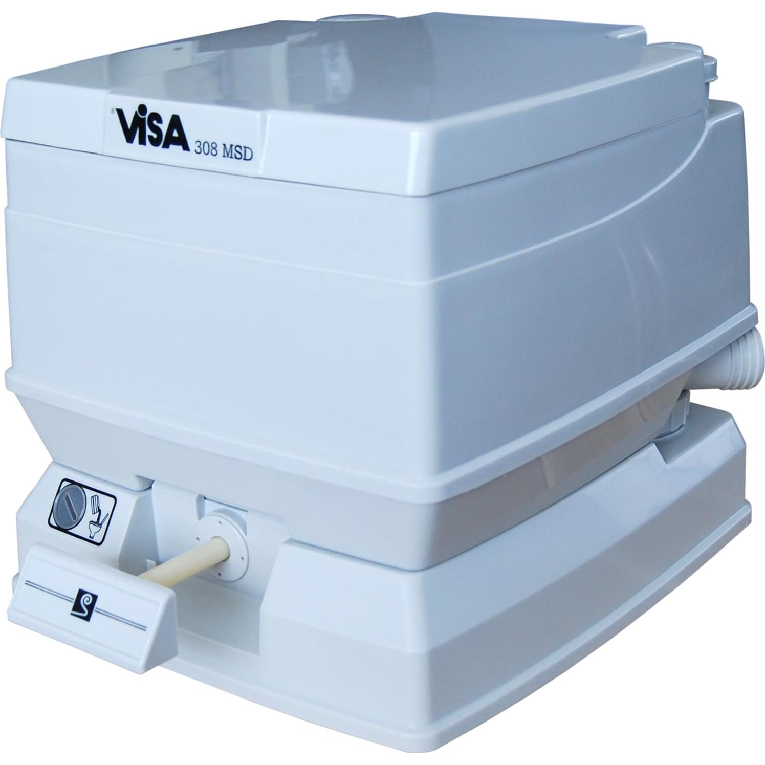 Inodoro Portátil Dock Edge DEF308 8 Litros Gris