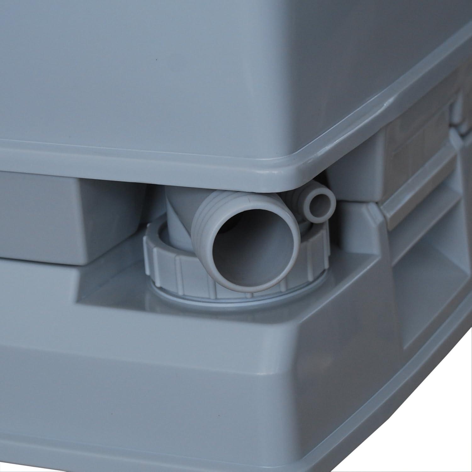 Inodoro Portátil Dock Edge DEF308 8 Litros Gris