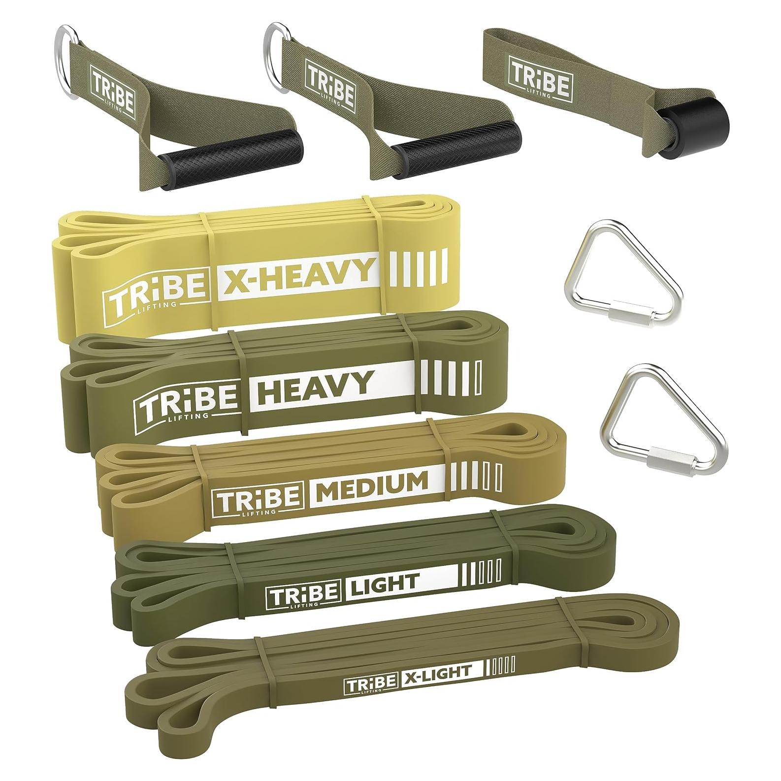 Bandas de Resistencia Tribe Lifting - Juego de 5 Bandas