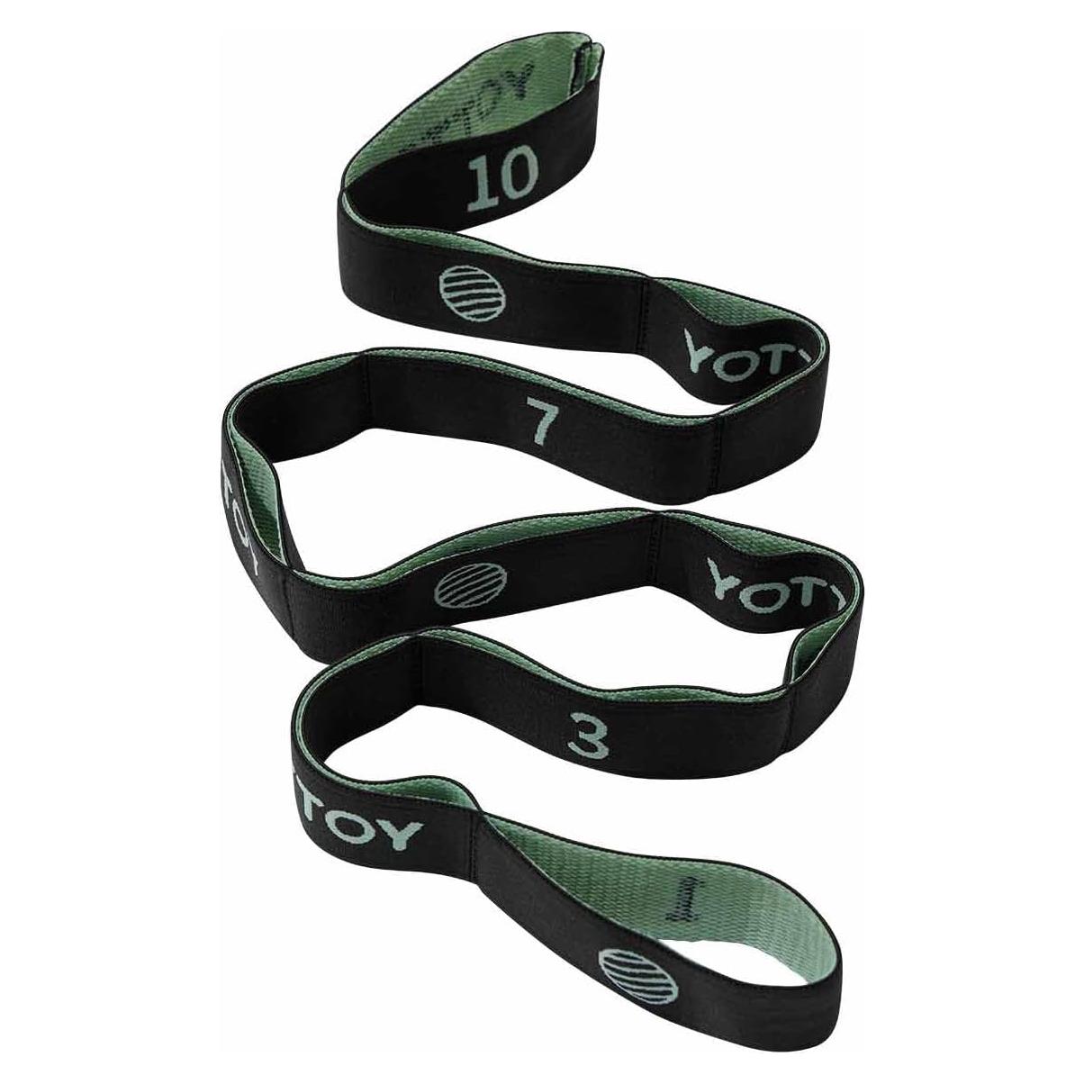 Correa de Yoga YOTTOY con 10 Bucles y Bandas de Resistencia