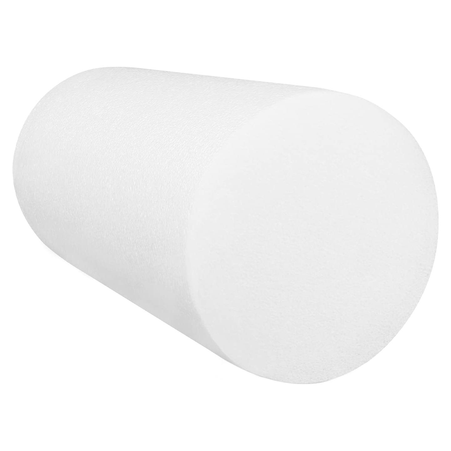 Rodillo de Espuma PE Blanca CanDo 15x30 cm para Ejercicio