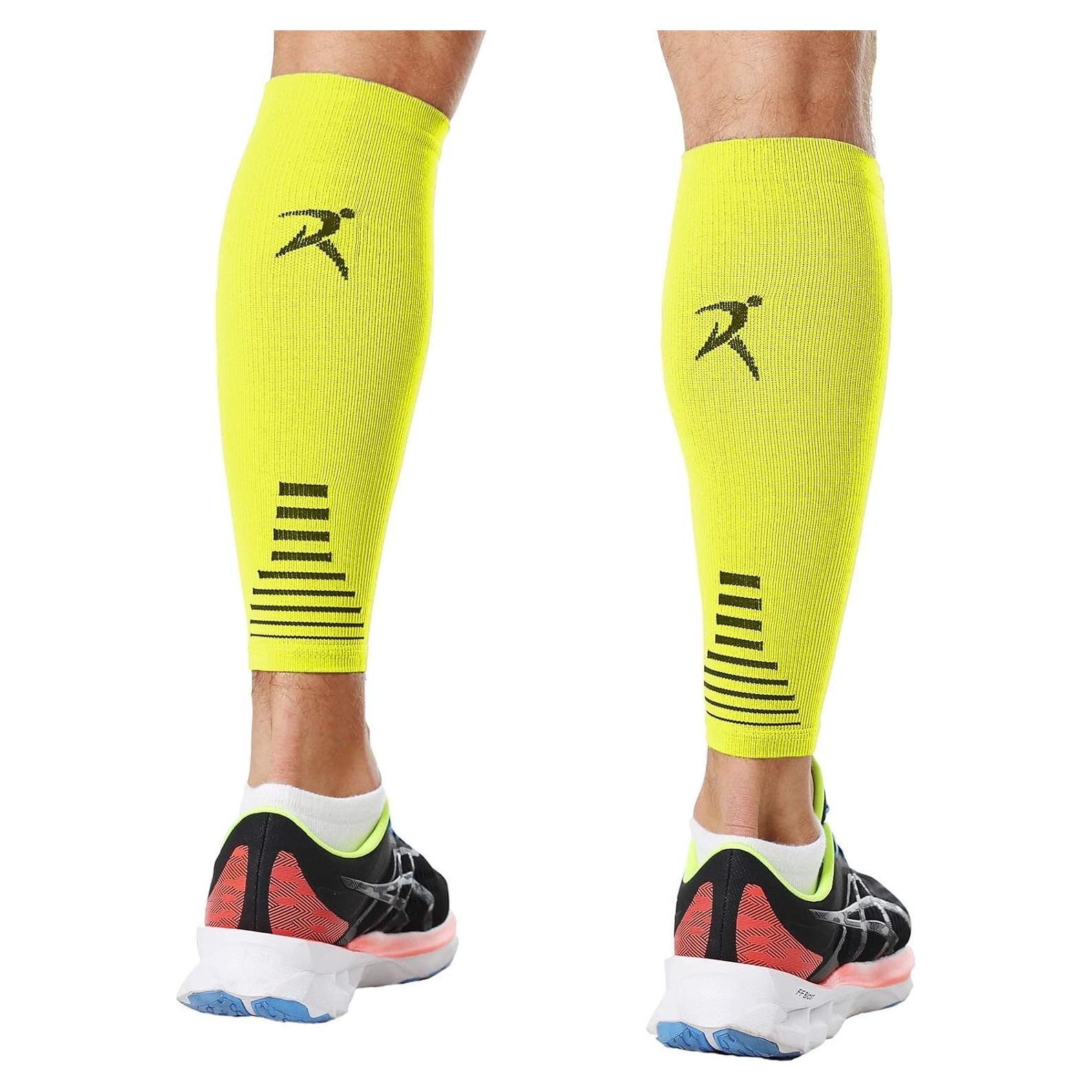 Manguitos de Compresión Rymora para Pantorrillas Unisex - Alivio Dolor 20-30 mmHg