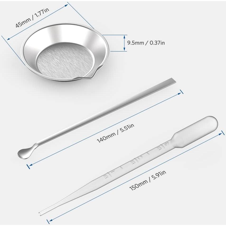 DIYESMART Juego de 12 bandejas y 10 goteros para pintura