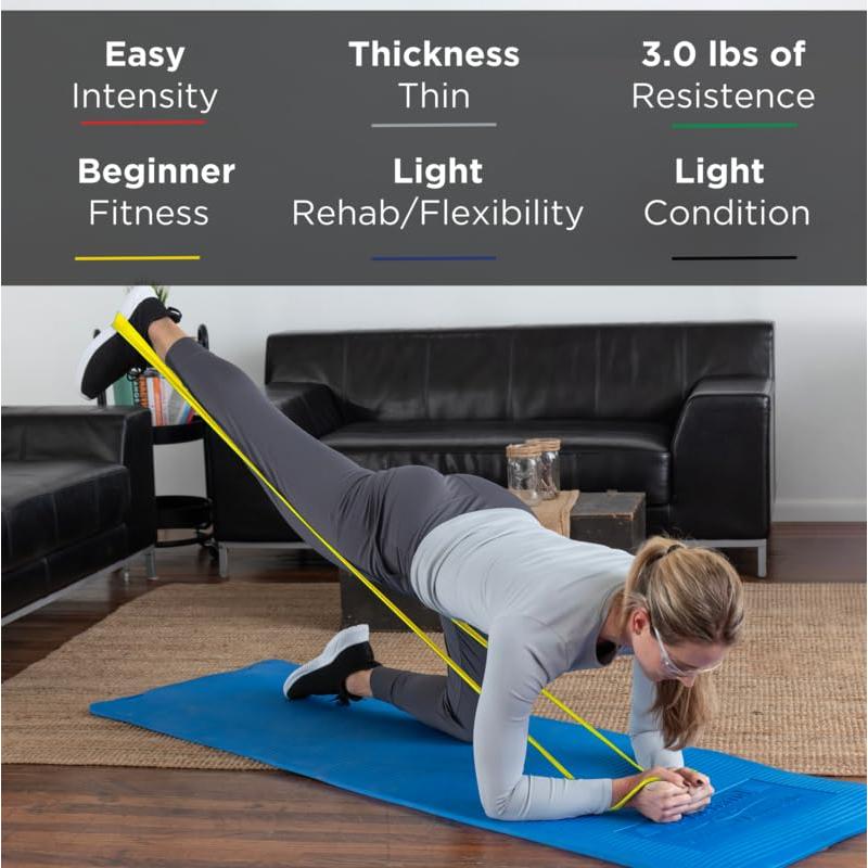 Juego de Bandas de Resistencia THERABAND 5 Pies Colores