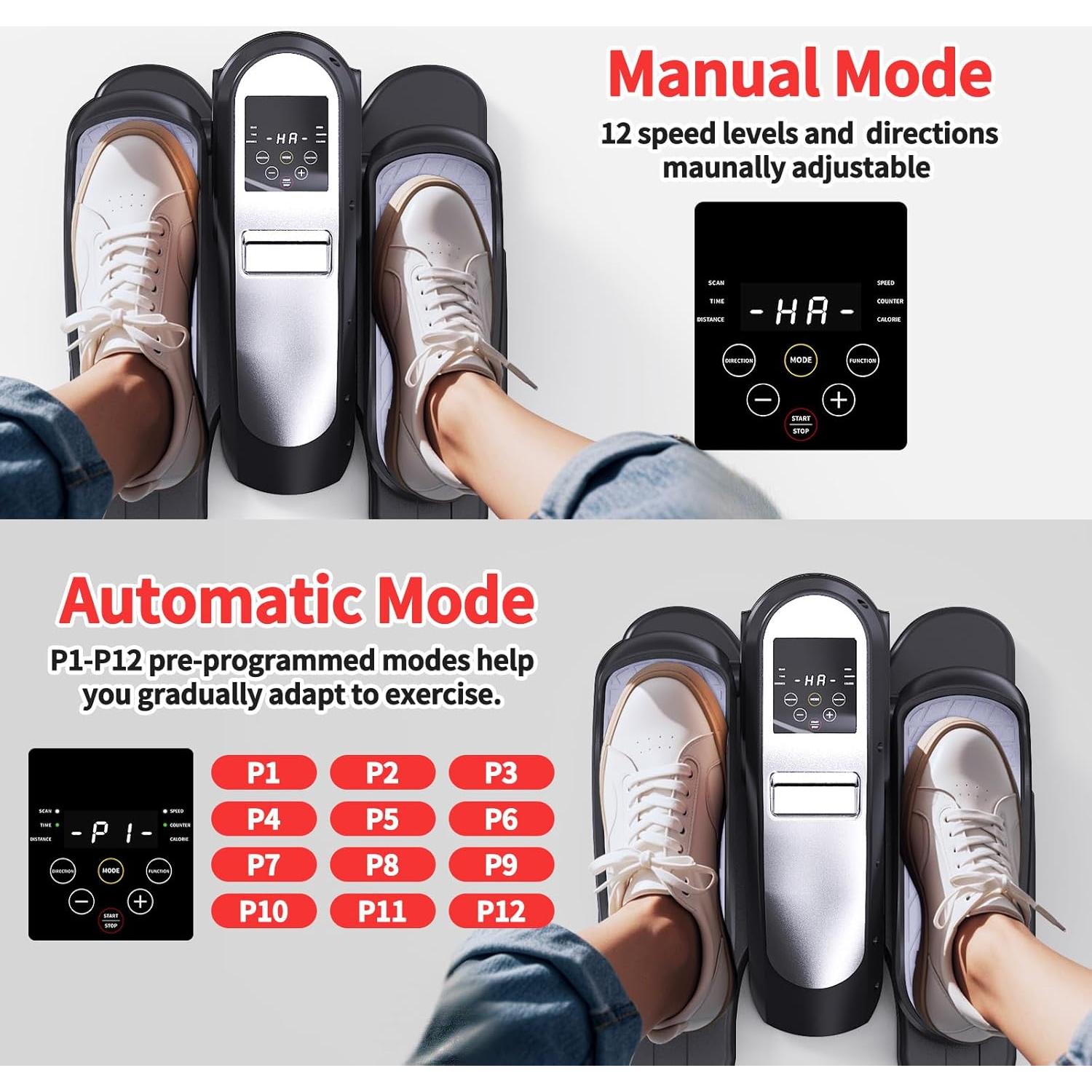Máquina Elíptica Bajo Escritorio ATHSPO 502 con Control Remoto