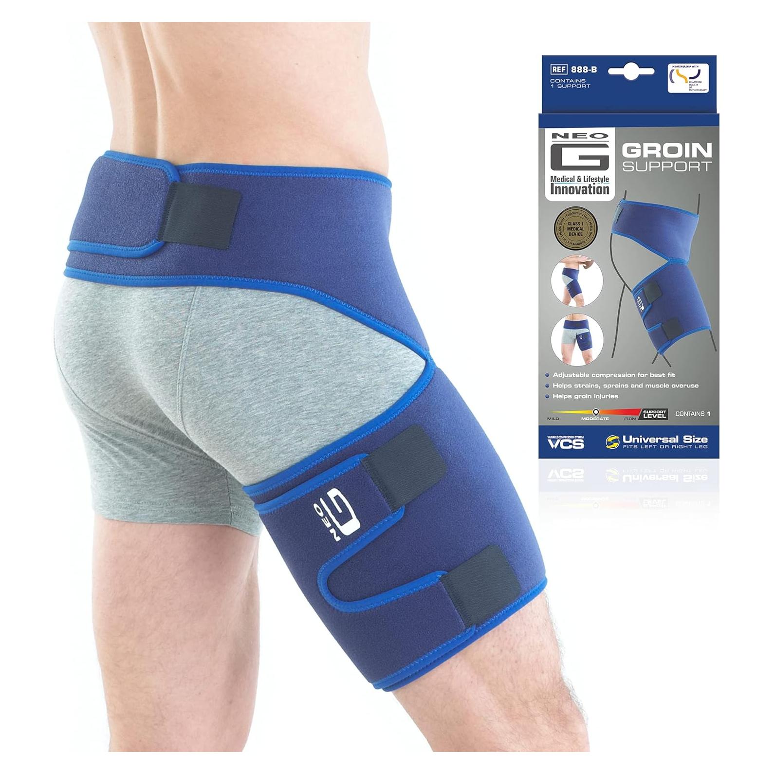 Faja de ingle Neo-G unisex para lesiones de muslo y isquiotibiales