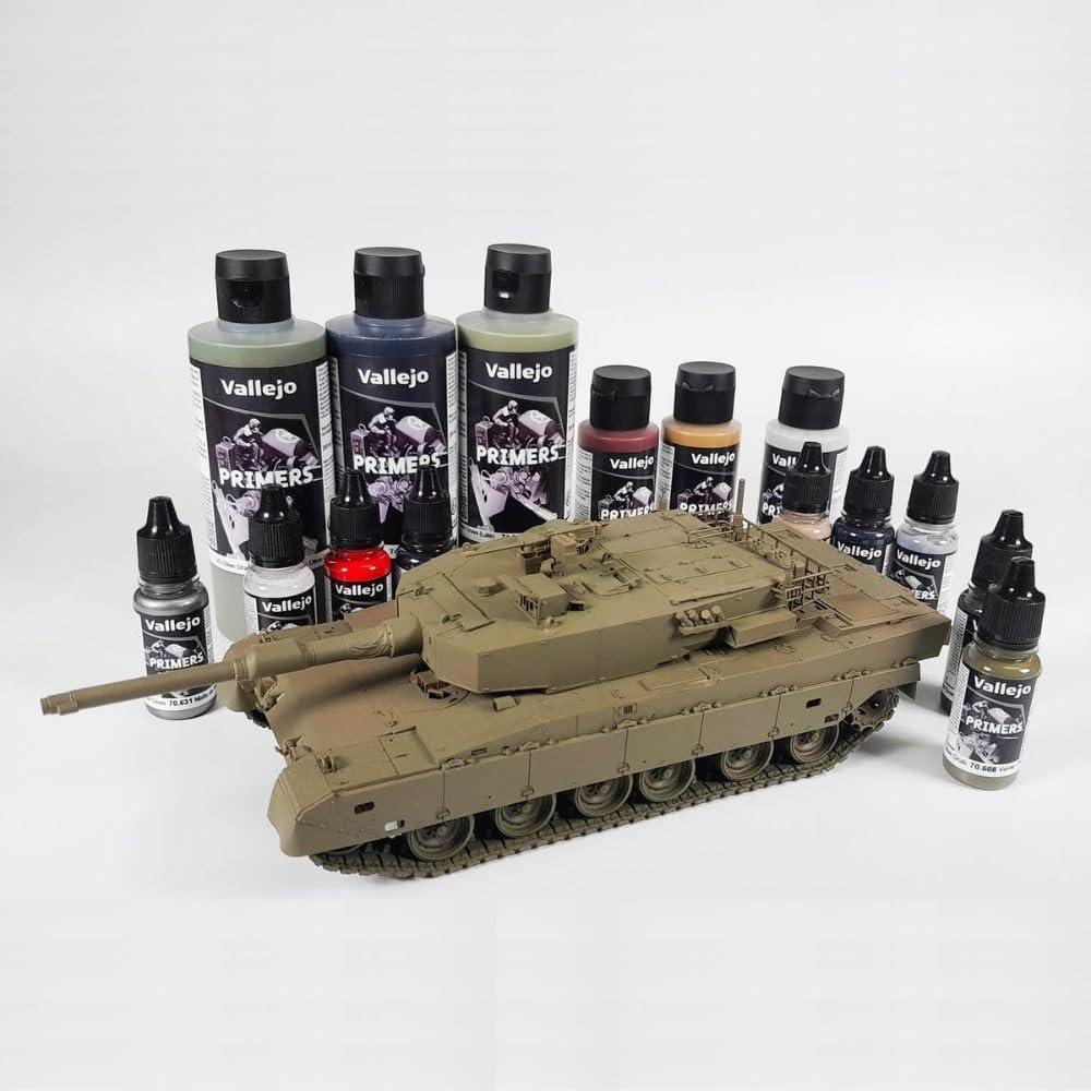 Imprimación Acrílica Vallejo Negra 200 ml para Aerografía