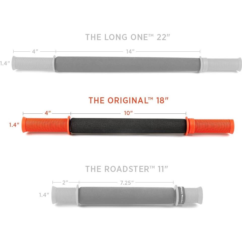 Rodillo de Masaje Tiger Tail 45.72cm Original para Alivio Muscular